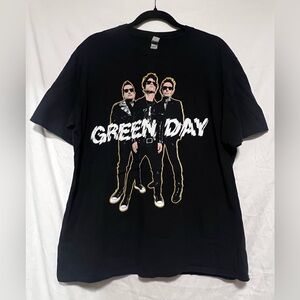 Green Day Black Hella Mega 2021 Tour Cotton Graphic Concert OFFICIAL Merch